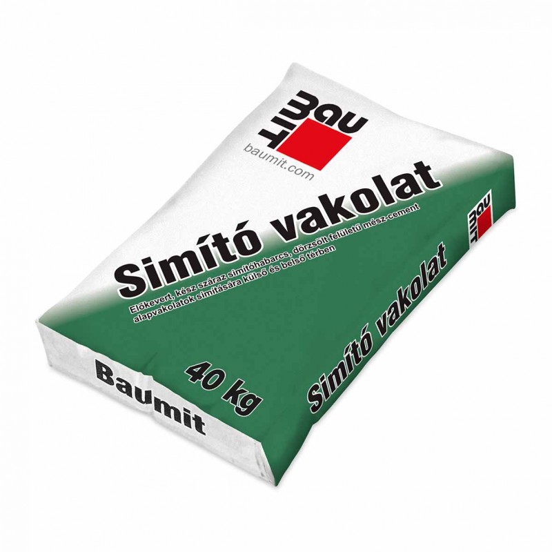 Baumit Simító vakolat gyárilag előkevert kézivakolat - 40 kg