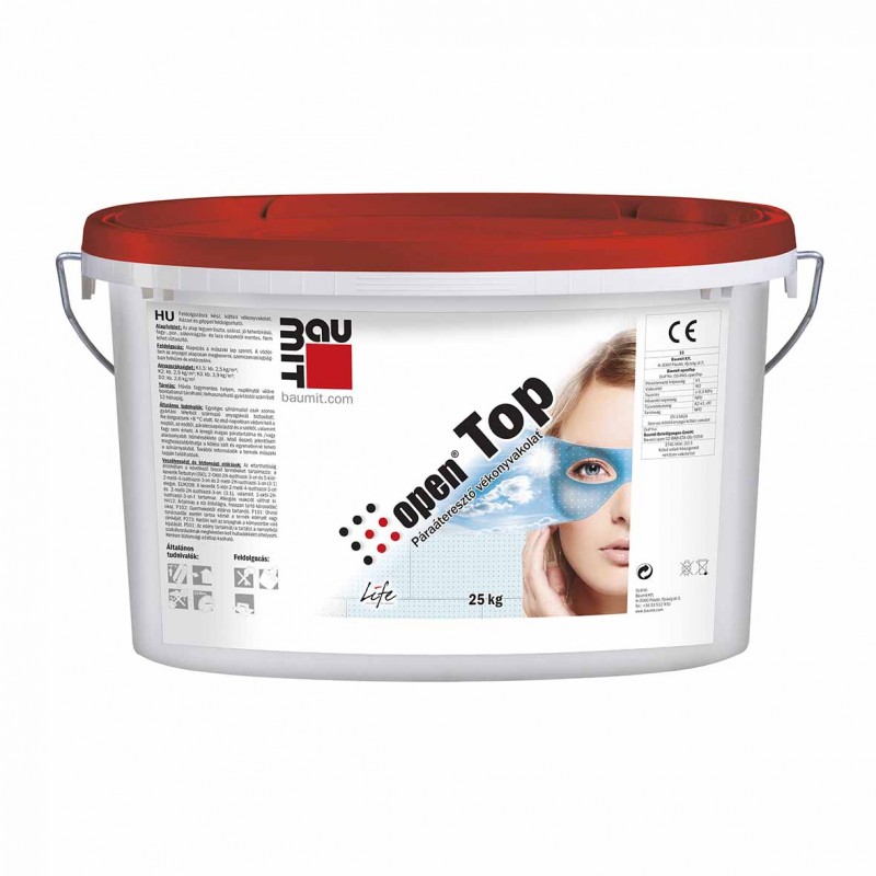 Baumit openTop K2 páraáteresztő vékonyvakolat 25kg - III.színcsoport