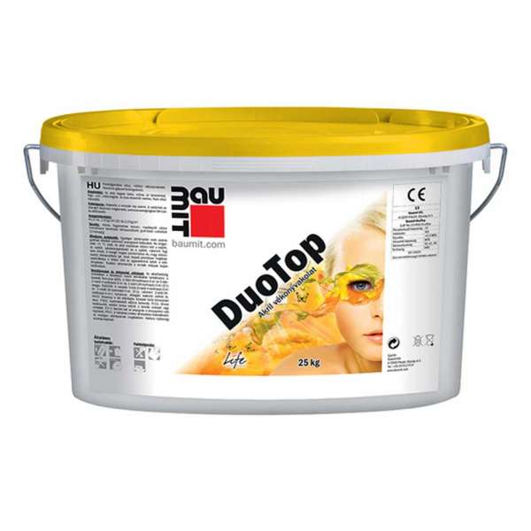 Baumit DuoTop 2R akril vékonyvakolat 25 kg - fehér