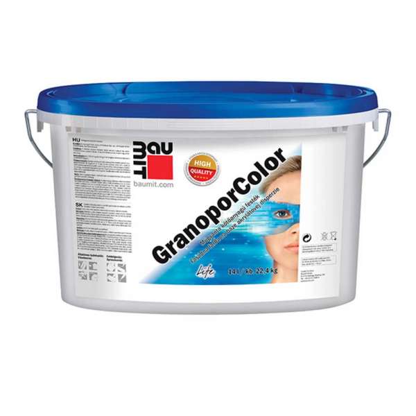 Baumit GranoporColor műgyantás festék - 5 L - I.színcsoport