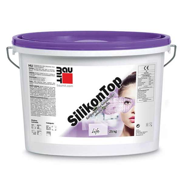 Baumit SilikonTop K2 szilikongyantás vékonyvakolat 25kg - I.színcsoport